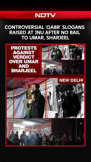 JNU Protest News | Slogans At JNU Threaten PM After No Bail To Umar Khalid, Sharjeel Imam