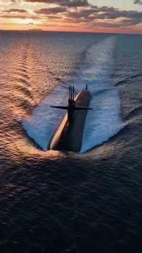 A short-form visual documentary under 'Naval power', explaining Virginia Class Submarine with AI.