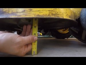 Mower Deck Leveling and Adjustment