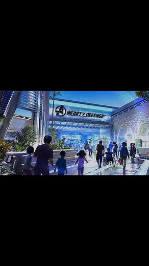 Here is another look at the new Avengers Campus expansion at Disneyland Resort inside Disney California Adventure - Infinity Defense ride | Theme Park Professor