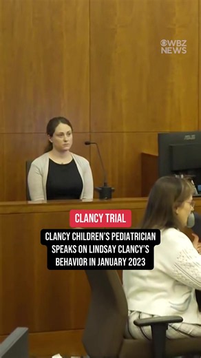 The Clancy family’s former pediatrician took the stand Thursday, explaining how she didn’t notice anything was off with Lindsay, even in the days leading up to the murders. #massachusetts #trial #clancy #postpartum #mother