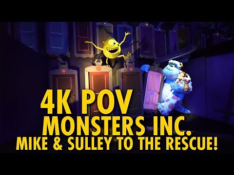 Monsters, Inc. Mike and Sulley to the Rescue! | Disney California Adventure