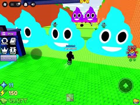 Escape poop for brain rot with roller skates