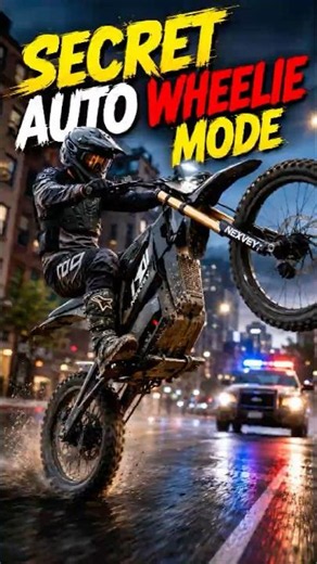 This AUTO WHEELIE Bike is INSANE! #bike #ebike #dirtbike #wheelie #shorts #fyp