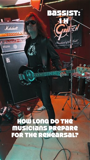 How long do the musicians prepare for the rehearsal? #bobbybass #bassfeatured