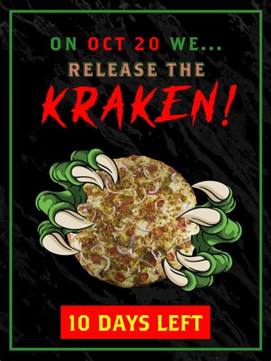 Are you ready for the RELEASE? 🐙🍕 | Two Boots Pizza