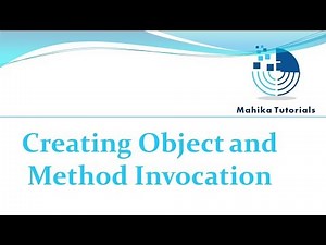 Core Java 12 - Creating Object and Method Invocation