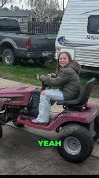 Grandpa's Old Lawnmower Revived Kids' First Driving Lessons! #daysofpainandvictory #podcast