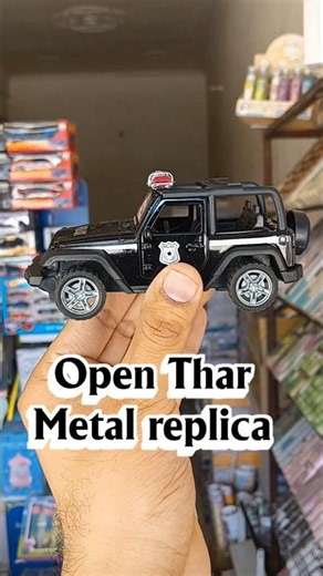 Police Thar Metal Car 🔥 Open Doors + Pull Back Action | Best Toy Car Under ₹XX