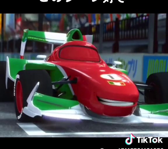 マックイーンとフランチェスコのカーズレース