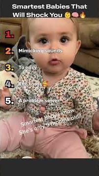 Top 5 Babies Doing Incredible Things 🧠👶🚀
