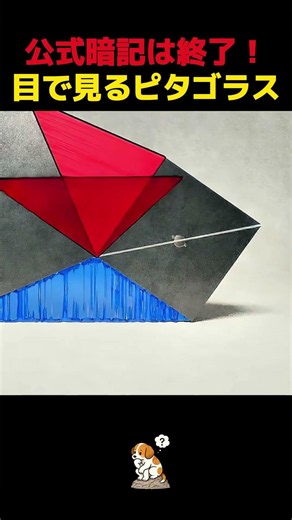 I wish they showed us this in school😭✨Pythagorean theorem explained in an instant📐