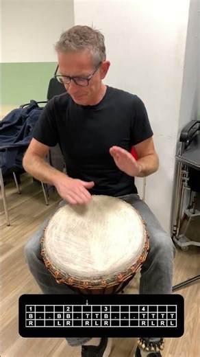 Rumba djembe2 #percussion #rumba #rhythm #african drumming #djembé #djembe tutorial #djembe