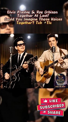 Elvis Presley & Roy Orbison Jam Session 🎸🔥 #shorts #elvispresley