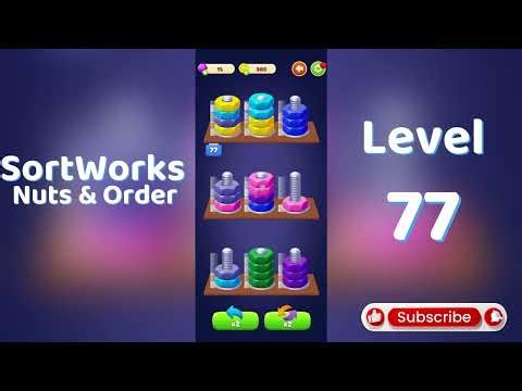 SortWorks Nuts & Order Level 77 Walkthrough | SortWorks Level 77 | Go Answer