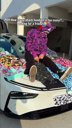 Unboxing the Bape Shark Hoodie Collection — Massive Camo Layout & Streetwear Showcase from Ninjahype