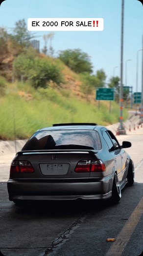 •Model: Honda Civic 2000 VTi Oriel •Registration city: Lahore •Registration year: 2000 •Engine capacity: D15B (Non-VTEC) •Features: AC, Heater, Trunk spoiler, Atmospheric lights, 2-digit golden number, Red interior, Roof & pillars genuine •Aftermarket equipment: ECU changed, 4-2-1 headers, 9JJ alloy rims, Camber kit, RS backlights with chrome dip, Front kit, side skirts, back kit, 3-way coilovers (USA imported) •Paint condition: Shalimar Rose color (Roof & pillars genuine, rest showered) •Docume