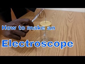 How to Make a Simple Electroscope with Household Items | Junior Roberts