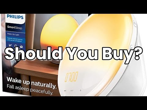 Philips SmartSleep Wake-up Light, Colored Sunrise and Sunset Simulation, 5 Natural Sounds, HF3520/60