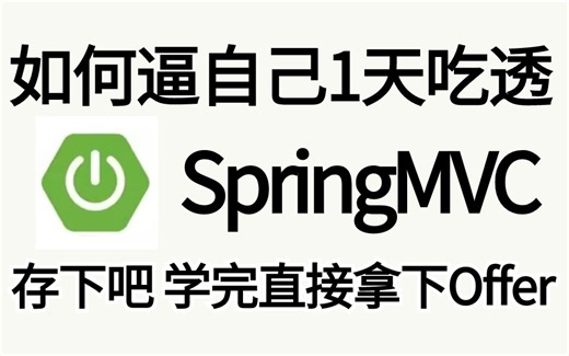 2024最新最全最详细的 Spring MVC 源码解析实战，丨1天彻底吃springmvc框架教程天花板！