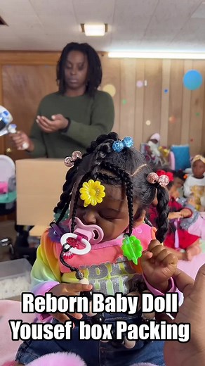 Reborn baby girl box packing on the Yousef kit. #rebornboxpacking #rebornboxopening #rebornbaby #rebornbabygirls oh when production goes wrong lol