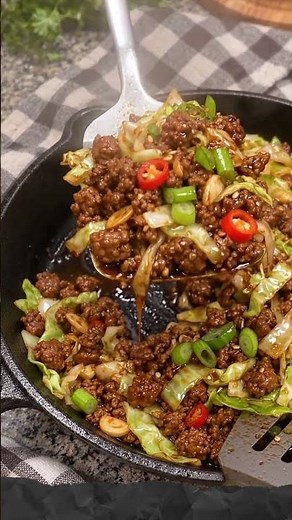 Beef and Cabbage stir-fry