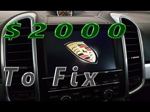 $0 DIY to Fix. Porsche Cayenne Radio Not Working Static and Popping Noise