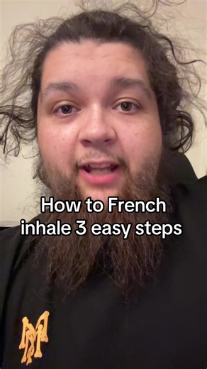 How to French inhale in 3 steps | french inhale