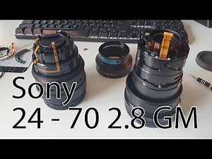 Sony 24-70 2.8 GM Lens Teardown / Disassembly