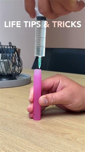 Perfume trick using a syringe #easy #perfume #trick