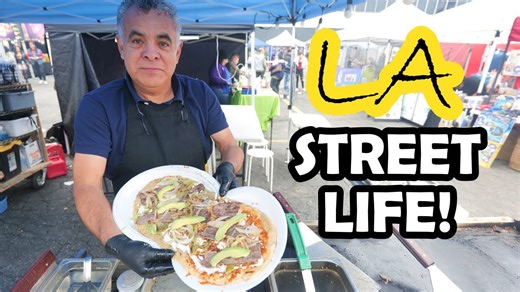 What LOS ANGELES STREET FOOD looks like! El Gato Night Market tour!