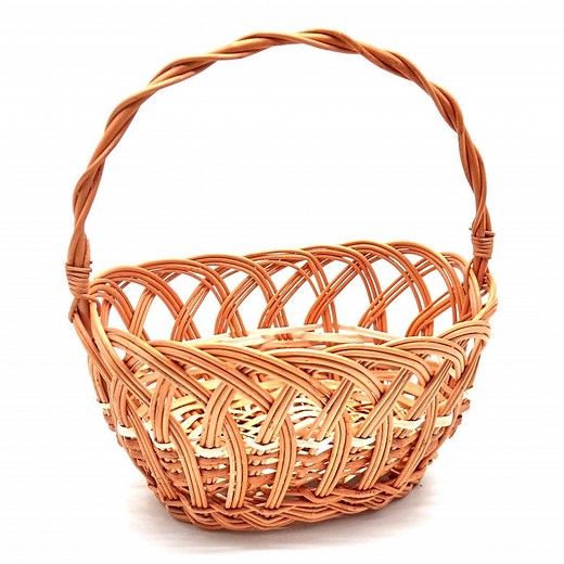 Wicker Easter Basket, Traditional Polish Koszyczek for Egg Hunt, Handmade Holiday Decoration, Rustic Basket for Kids, Kosz Wielkanocny - Etsy