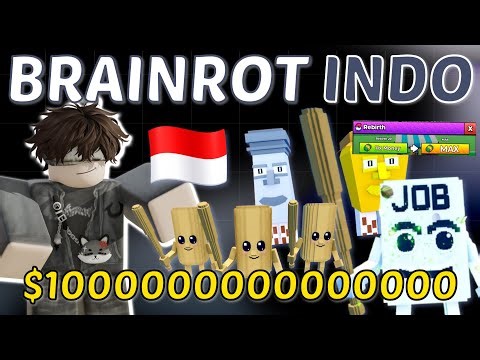 Ambil Brainrot Indo Aja di Escape Tsunami