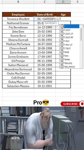 Dated if function in excel #excel #excelfunctions #exceltips