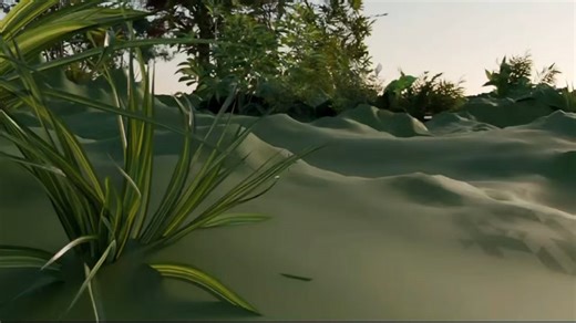 Realistic environmental scene