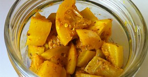 Achard de citrons confits