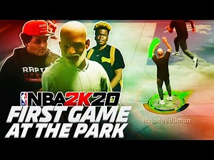 FIRST PARK GAME ON NBA 2K20 WITH AGENT 00, IMDAVISSS, AND LAMONSTA