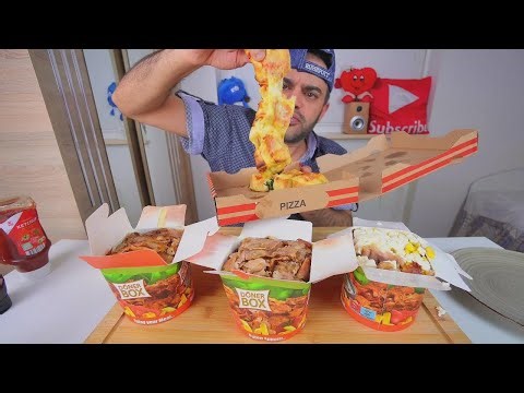 Shawarma & Döner Box Mukbang: Ultimate Food Feast!