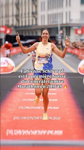 Fabienne Schlumpf première Suisse du Generali Genève Marathon en 2H31’15 ! ☄️