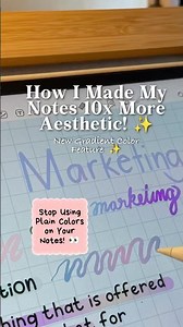 NOTES GOT RAINBOW MAGIC ✨Create aesthetic notes with Kilonotes gradient colors 🌈✍️ #AestheticNotes