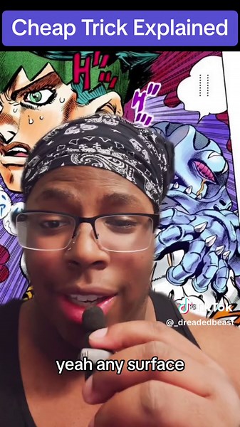 The Worst Stand to have is Cheap Trick #jjba #diamondisunbreakable #cheaptrick #stands #rohankishibe #greenscreen