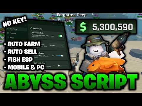 *NO KEY* 🐡 Abyss Script | Auto Farm, Auto Sell, & More! (Mobile & PC) ROBLOX