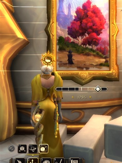 keep your framed paintings for 5k gold a pop, blizzard. i'll make my own. ##wowmidnight #worldofwarcraft #wowdecor #wowhousing