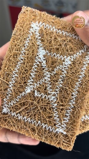 Chrispa Christopher on Instagram: "🥥 Coconut Coir Scrub A coconut coir scrub is a natural cleaning scrub made from the fibers of coconut husk. Key points: • 🌱 100% natural & eco-friendly • ♻️ Plastic-free and biodegradable • 🧽 Strong enough to clean utensils, pans, sinks, and stoves • 🚫 Does not scratch steel utensils, non stick pan etc.. • 🦠 Naturally resistant to bacteria and odor • 🔁 Durable and long-lasting Natural cleaning | Coconut coir scrub | Eco-friendly | Plastic-free | Biodegrad