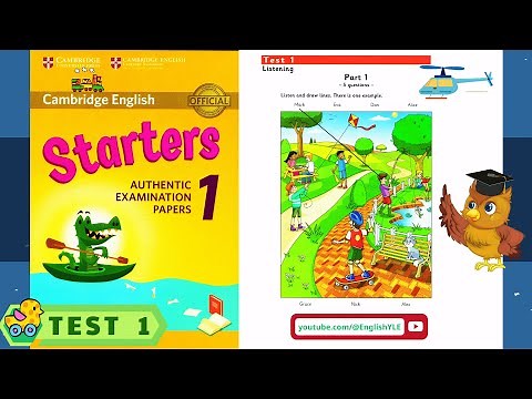 [ Starters 1 - TEST 1 ] Authentic Examination Papers | Listening Test 1 (With Answers Key)