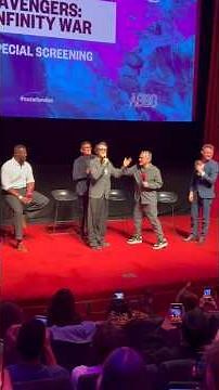 Doctor Doom himself, Robert Downey Jr. surprises fans at the Avengers: Infinity War panel! 💥 #mcu
