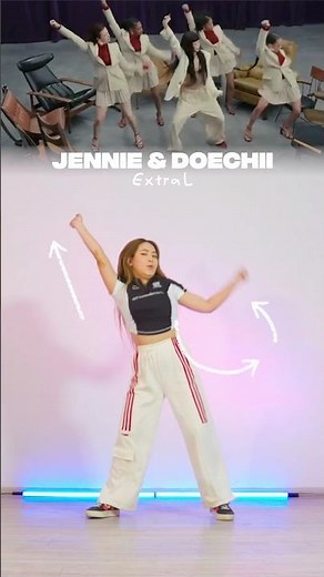 [K-POP DANCE TUTORIAL] JENNIE&DOECHII-EXTRAL #kpopdancetutorial #jennie #blackpink #extral #제니