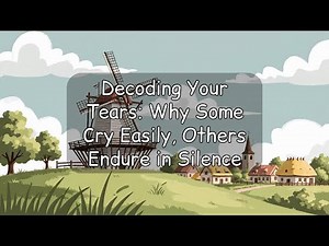 Decoding Your Tears: Why Some Cry Easily, Others Endure in Silence