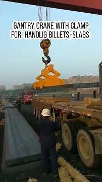 Mechanical Clamp Cranes for Steel Billet & Slab Handling | Overhead Crane & Gantry Crane Solutions