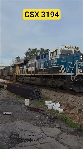CSX 3194 passing through Downtown La Grange, GA March 1,2026